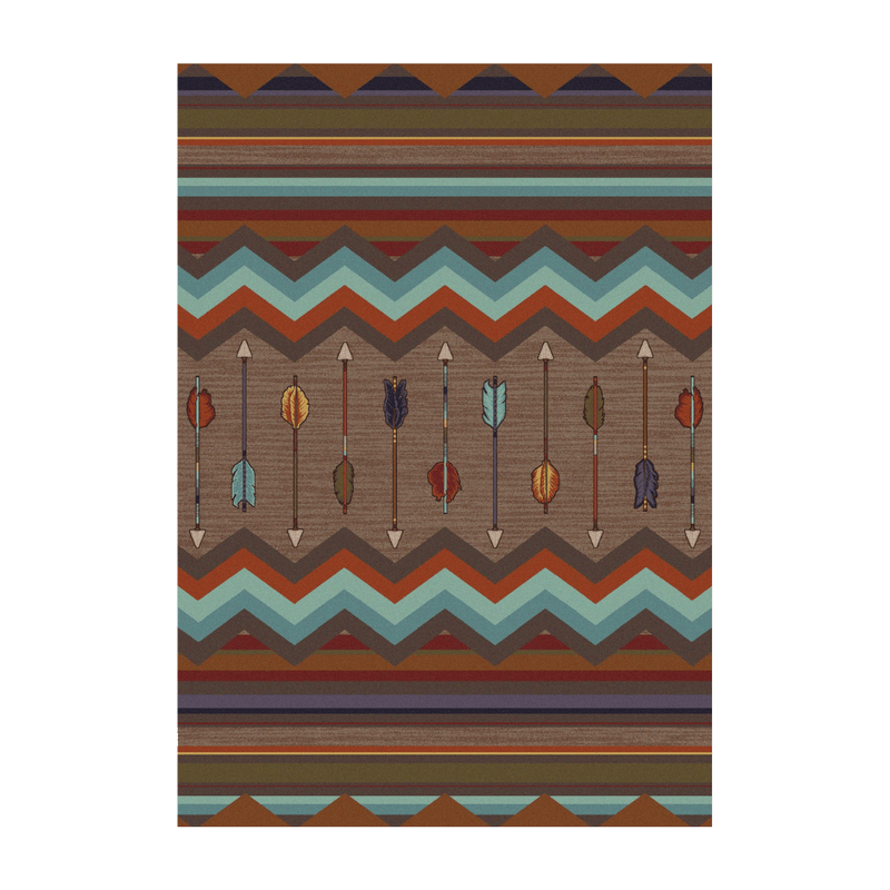 Rustic Archer Multicolor Rug