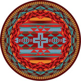Southwestern Sunset Cross Area Rug