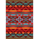 Southwestern Sunset Cross Area Rug