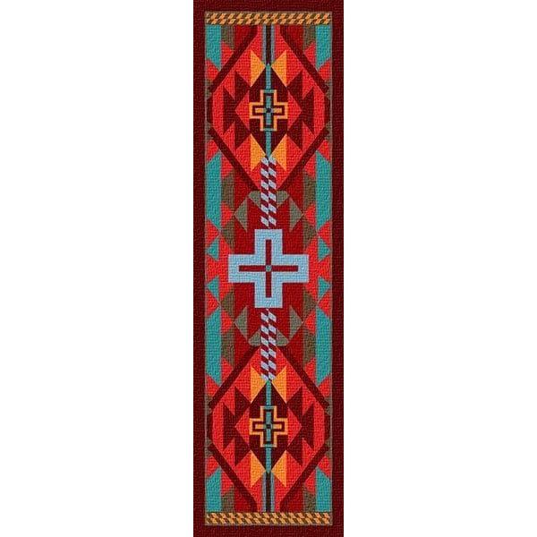 Southwestern Sunset Cross Area Rug