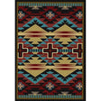 Southwestern Blue Cross Area Rug
