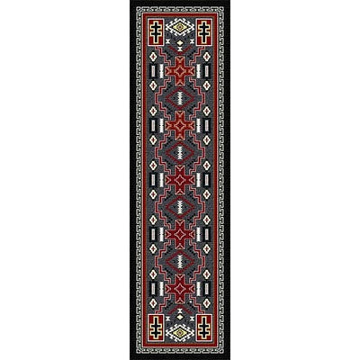 Gray Storm Catcher Cross Area Rug Collection