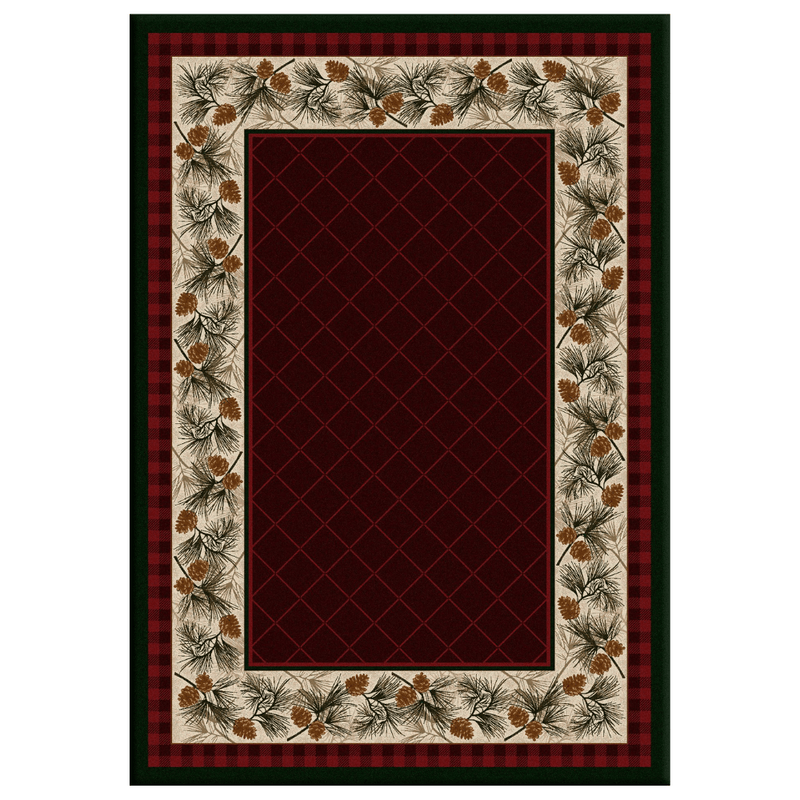 Christmas Pine Rug