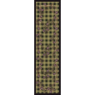 Lumberjack Green Area Rug Collection