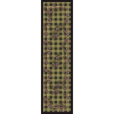 Lumberjack Green Area Rug Collection