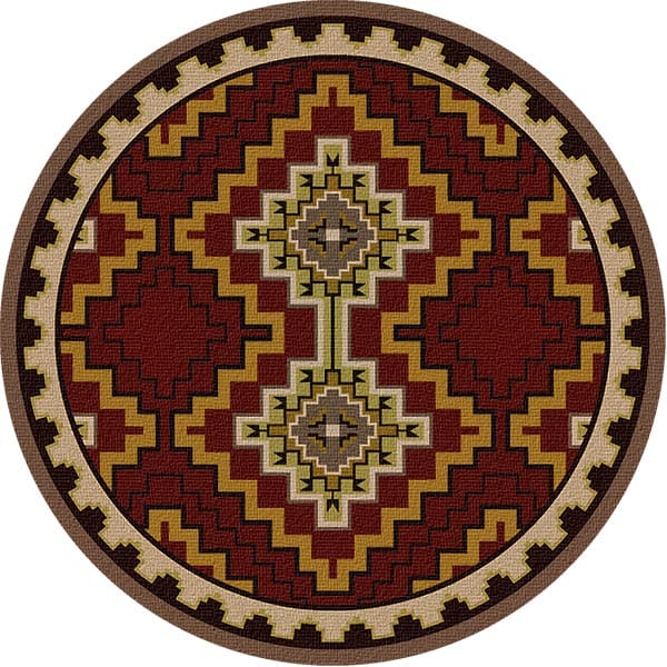 Cerialmonial Rugs Ceremonial Fire Area Rug | Cabin Place – The Cabin Place