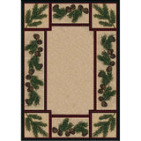 Pinecones and Branches Area Rug Collection