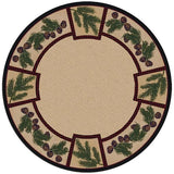 Pinecones and Branches Area Rug Collection