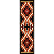 Southwestern Black Cross Area Rug