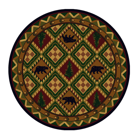 Diamond Forest Rug