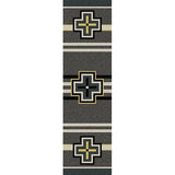 Many Crosses Gray Area Rug