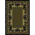 Woodland Bear Family Green Area Rug Collection