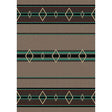 Spirit Wind Turquoise Area Rug