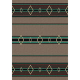 Spirit Wind Turquoise Area Rug