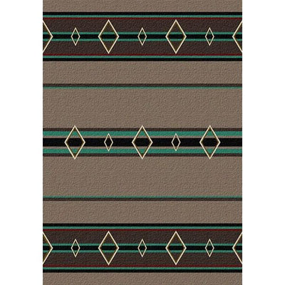 Spirit Wind Turquoise Area Rug