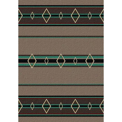 Spirit Wind Turquoise Area Rug