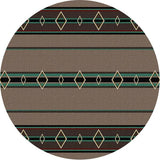 Spirit Wind Turquoise Area Rug