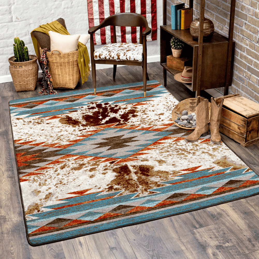 Papa Rug Ranch Ranch Cowhide Rug | Cabin Place – The Cabin Place