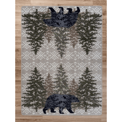 Painted Bear Stone Rug