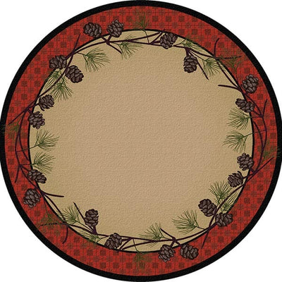 Lodge Pinecone Area Rug Collection