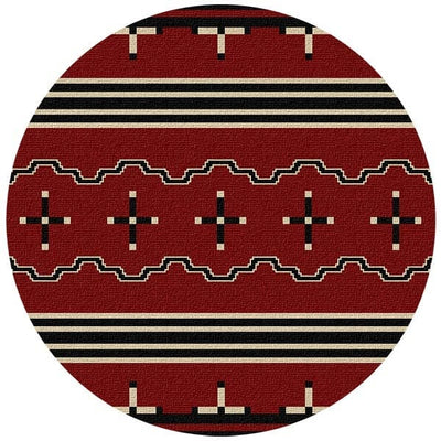 Tribal Leader Red Area Rug