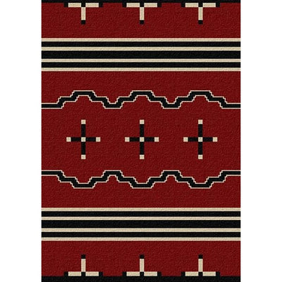 Tribal Leader Red Area Rug