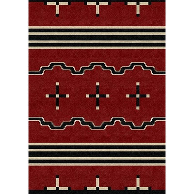 Tribal Leader Red Area Rug