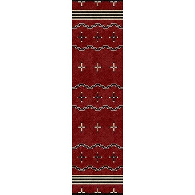 Tribal Leader Red Area Rug