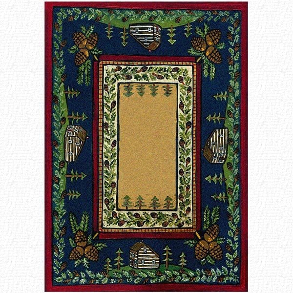 Pine Lodge Cabin Area Rug Collection