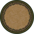 Just Pines 8' Round Area Rug