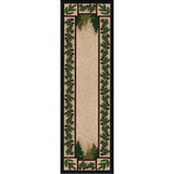Woodland Pines 8' Round Area Rug