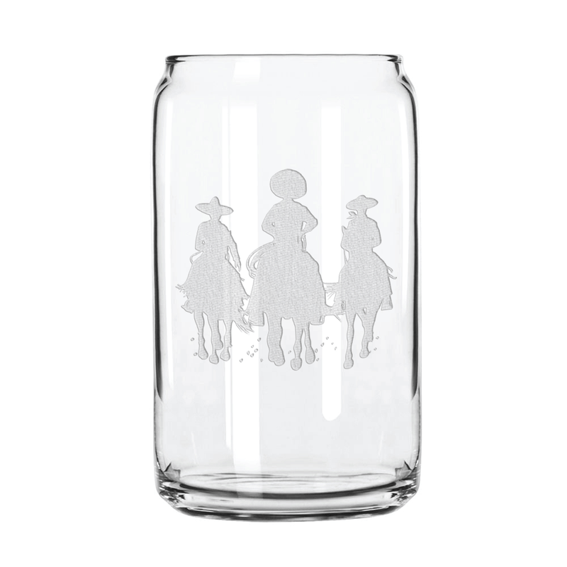 Three Amigos 16 oz. Can Glass Sets