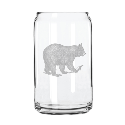 Bear 16 oz. Can Glass Sets