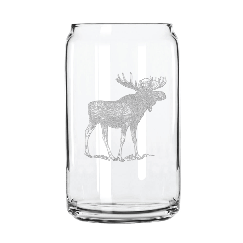 Moose 16 oz. Can Glass Sets