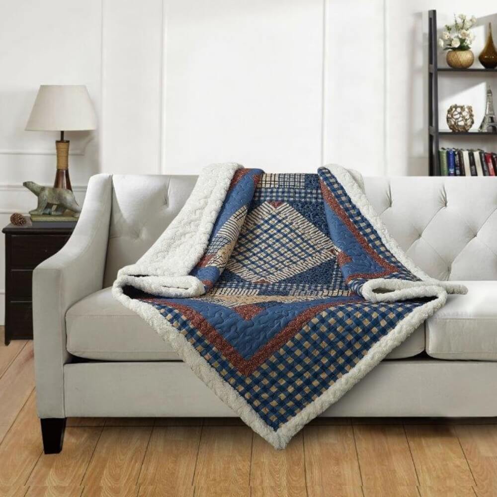 Highland Bears Sherpa Throw