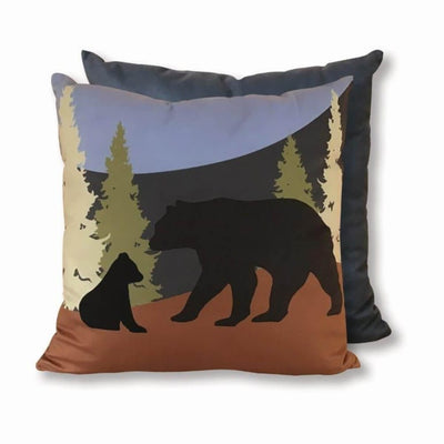Lakeside Bear Accent Pillow