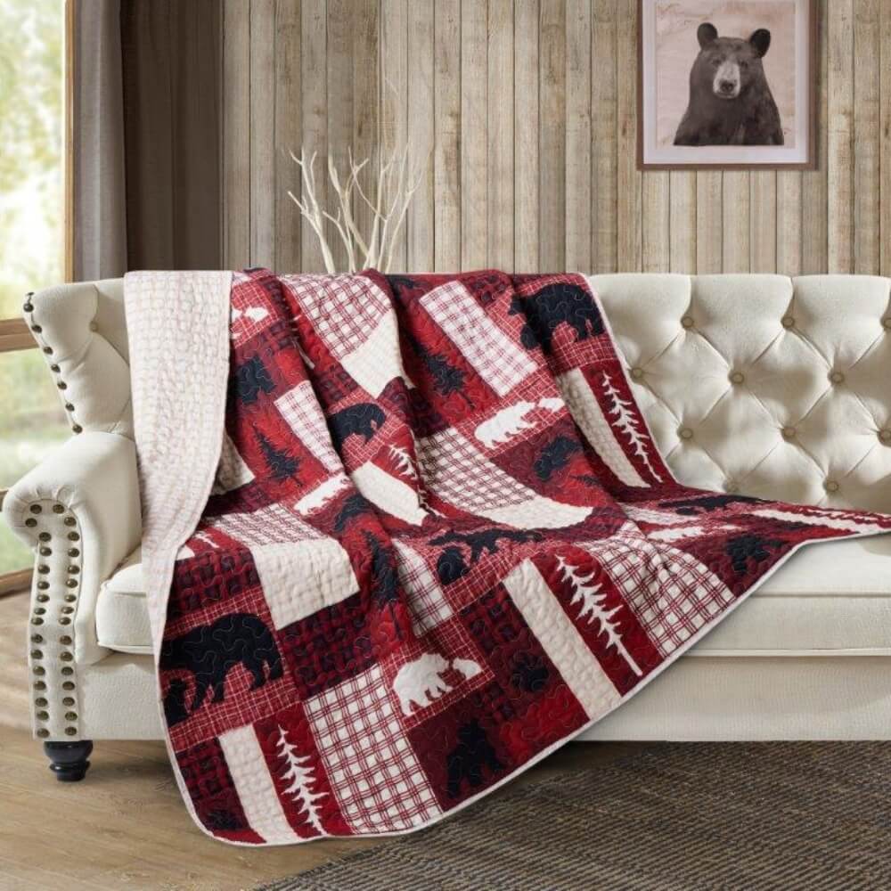 Ridge Route Red Throw