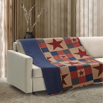 Star Cabin Red Throw