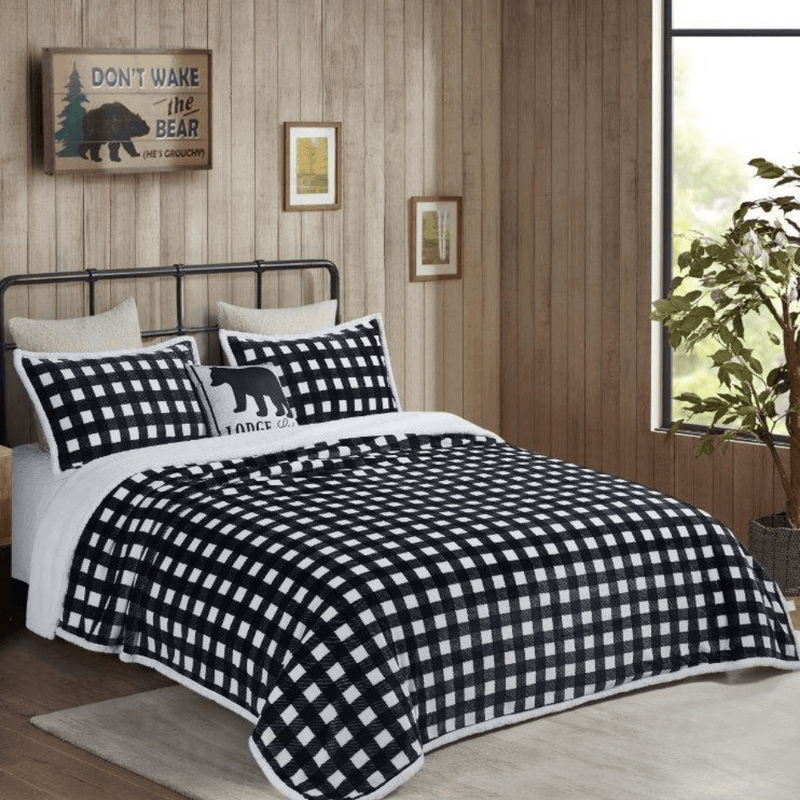 Classic Cottage Flannel Bedding Set