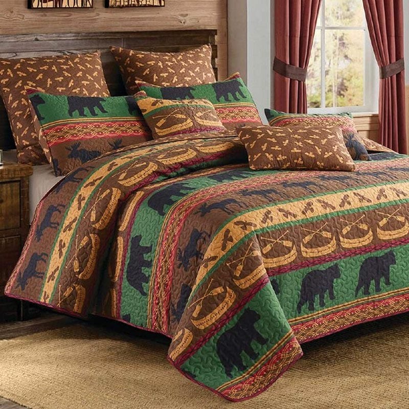 Rocky Ridge Moose & Bear Quilt Set