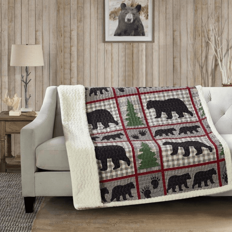 Foothill Bears Sherpa Throw