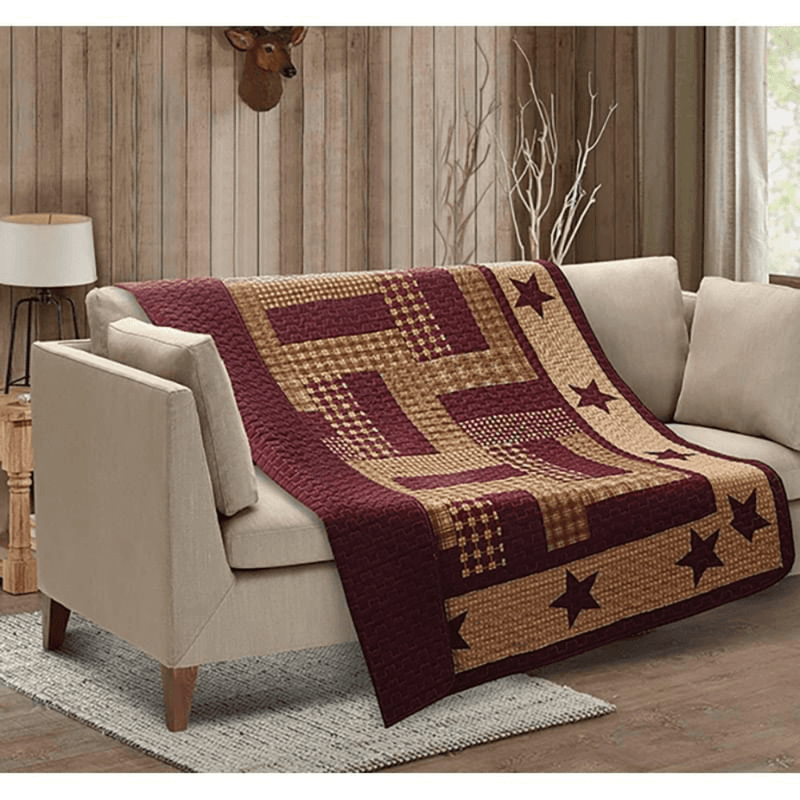 Ranch Estate Red Throw