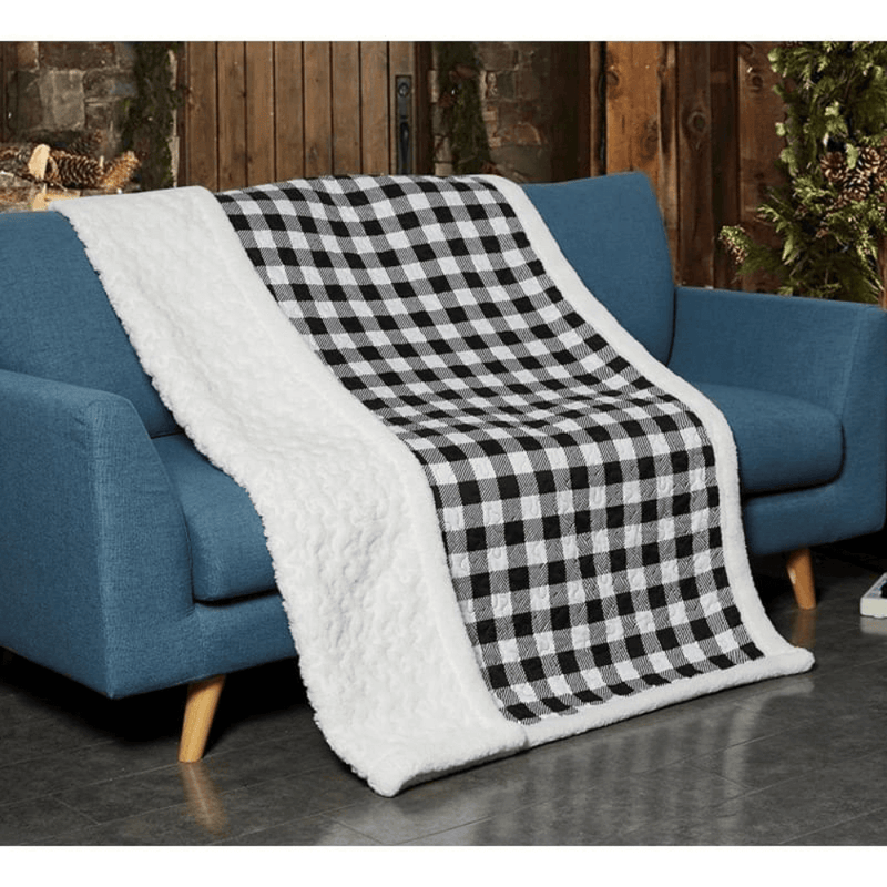Classic Cottage Sherpa Throw