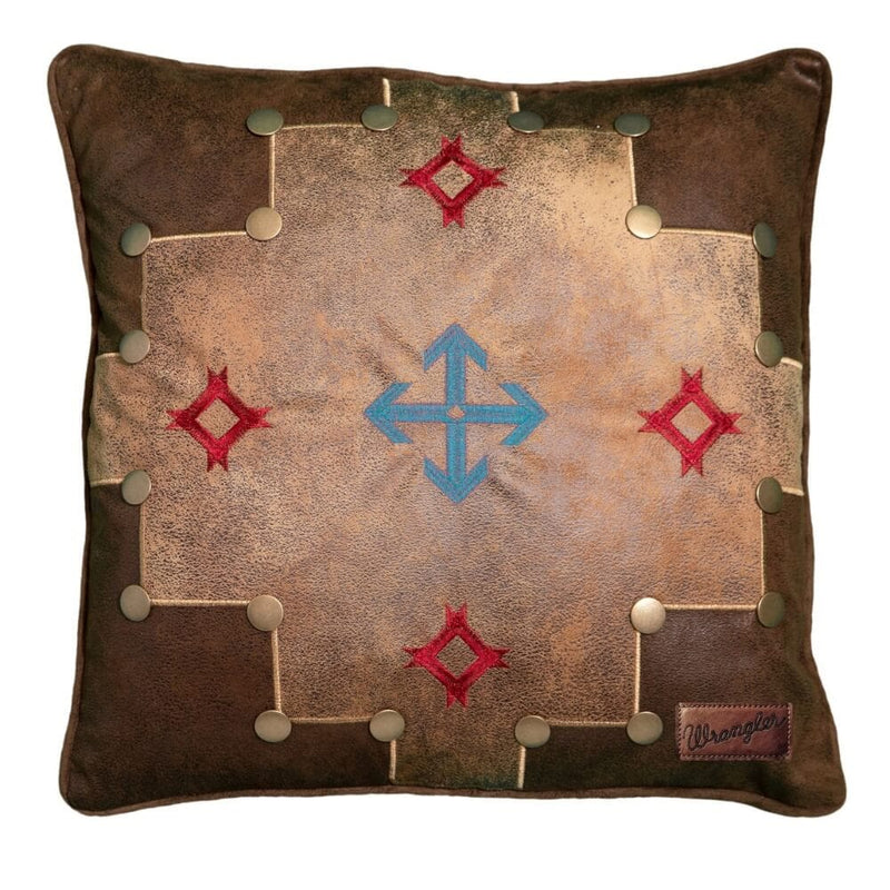 Western Compass Accent Pillow