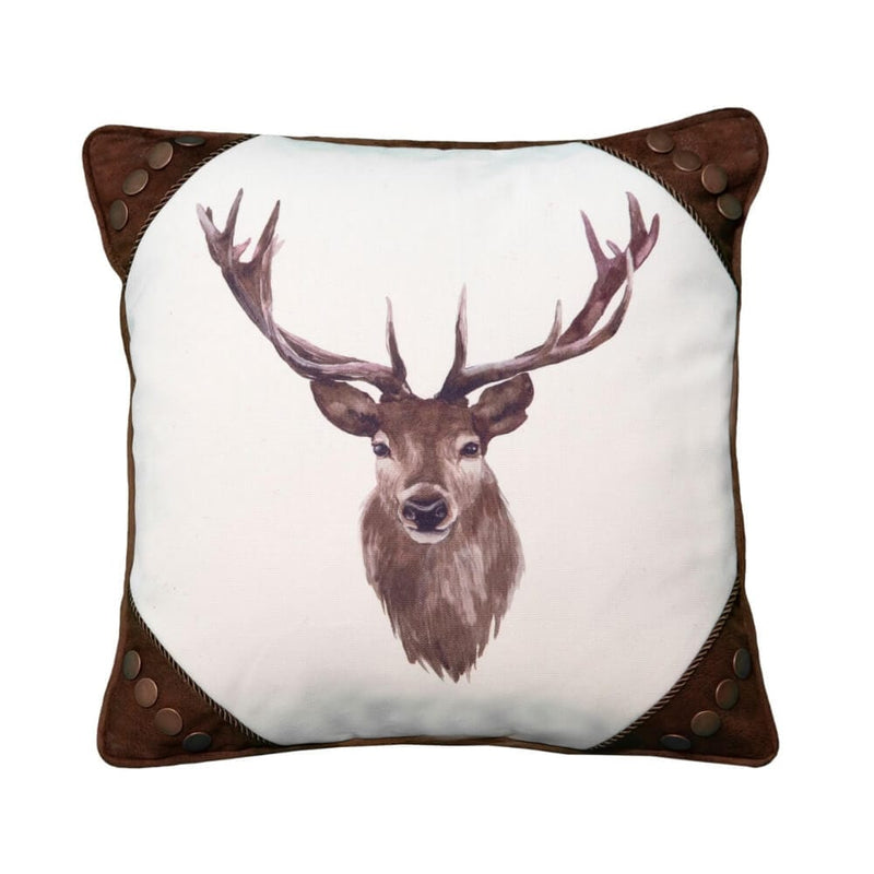 Majestic Buck Throw Pillow