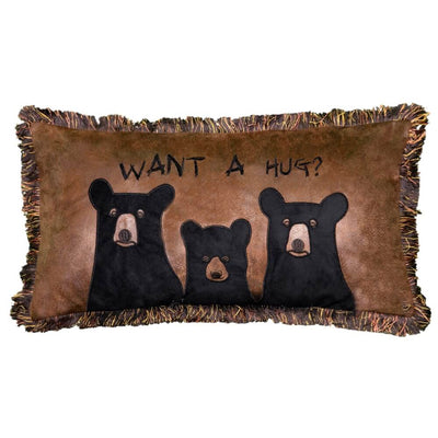 Bear Hug Lumbar Pillow