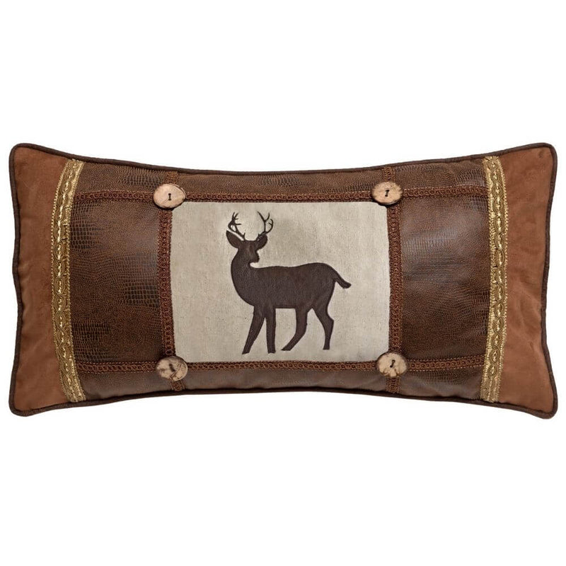 Big Buck Buttons Accent Pillow