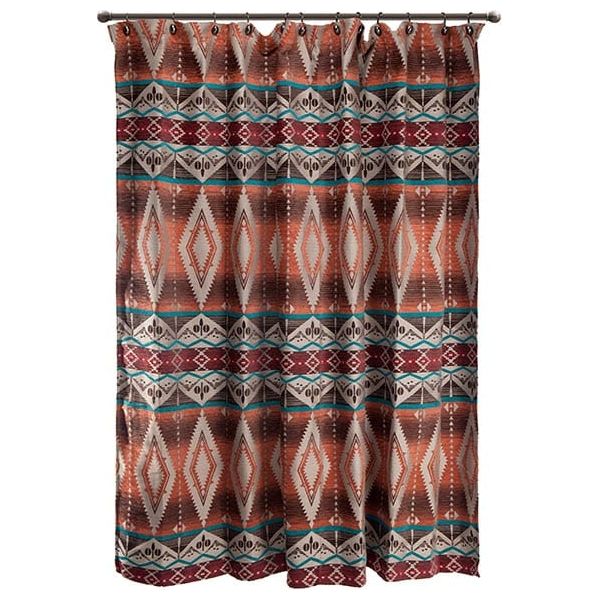 Rayos Sunset Shower Curtain