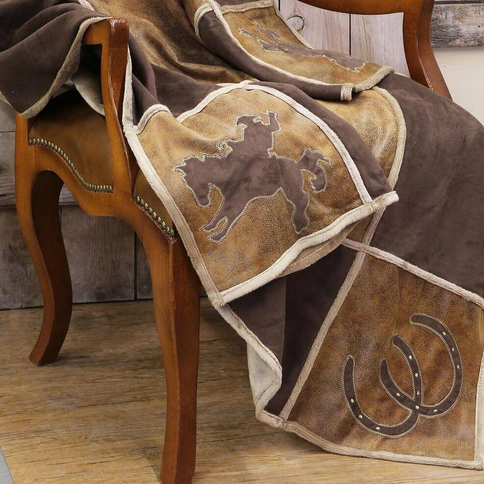 Rustic Mountain Western Throw | Cabin Place