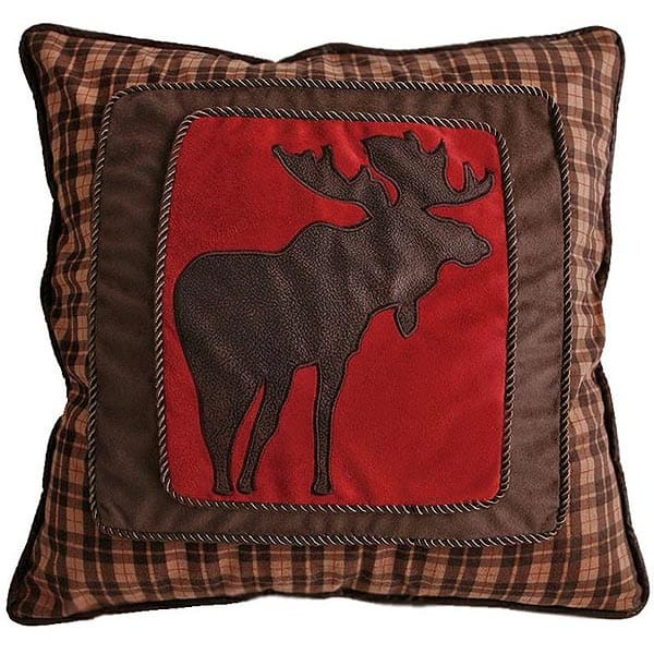 Framed Moose Pillow